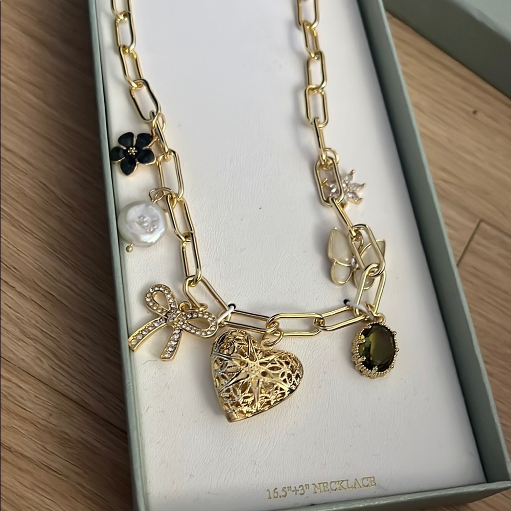 Gold Charm Necklace